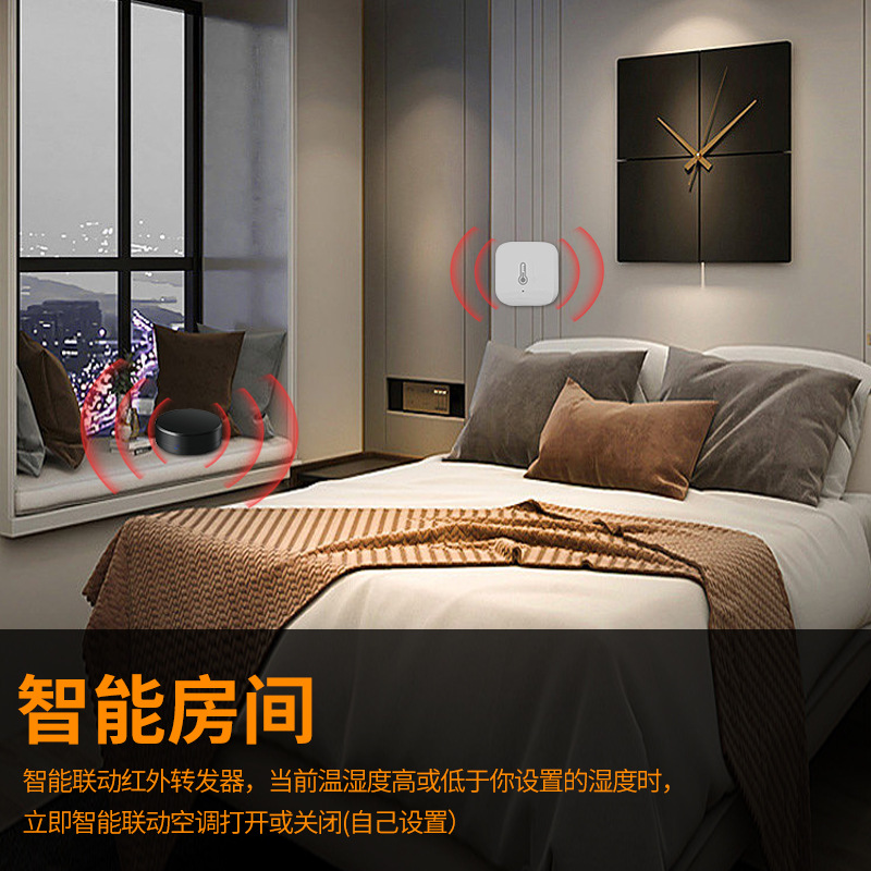 Tuya smart home sensor door magnetic smoke, gas, temperature, humidity, water immersion alarm, smart human body sensor Application Scenario