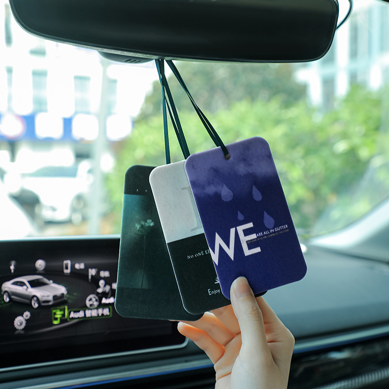 Car aroma diffuser essential oil perfume hanger, car perfume stand, fresh and long-lasting car aroma diffuser