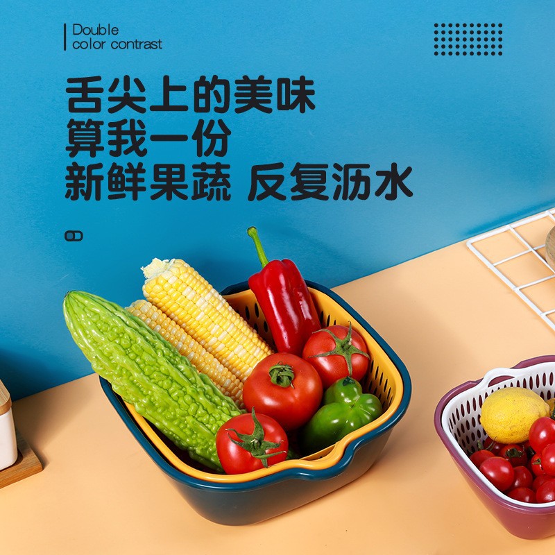 沥水篮、盆实物图