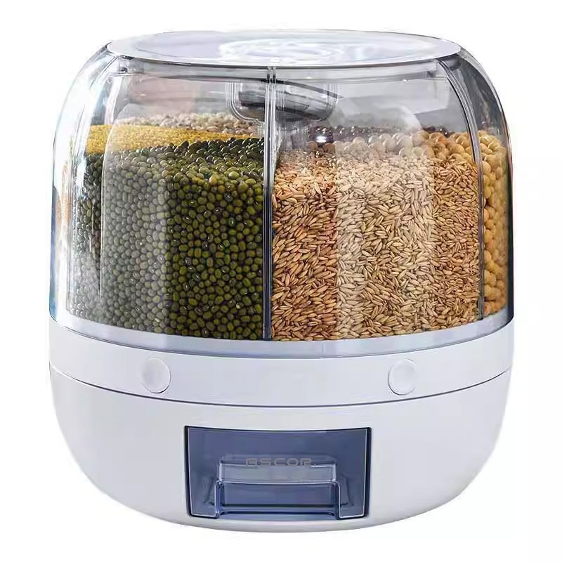 Household sealed cans for grains and cereals, insect-proof and moisture-proof rice jars, food-grade storage containers, and storage boxes Item Picture