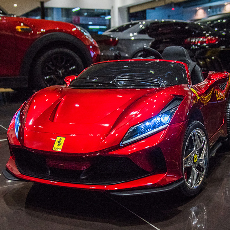 儿童电动车四轮带遥控宝宝汽车男女小孩玩具车可坐人四驱充电童车产品图