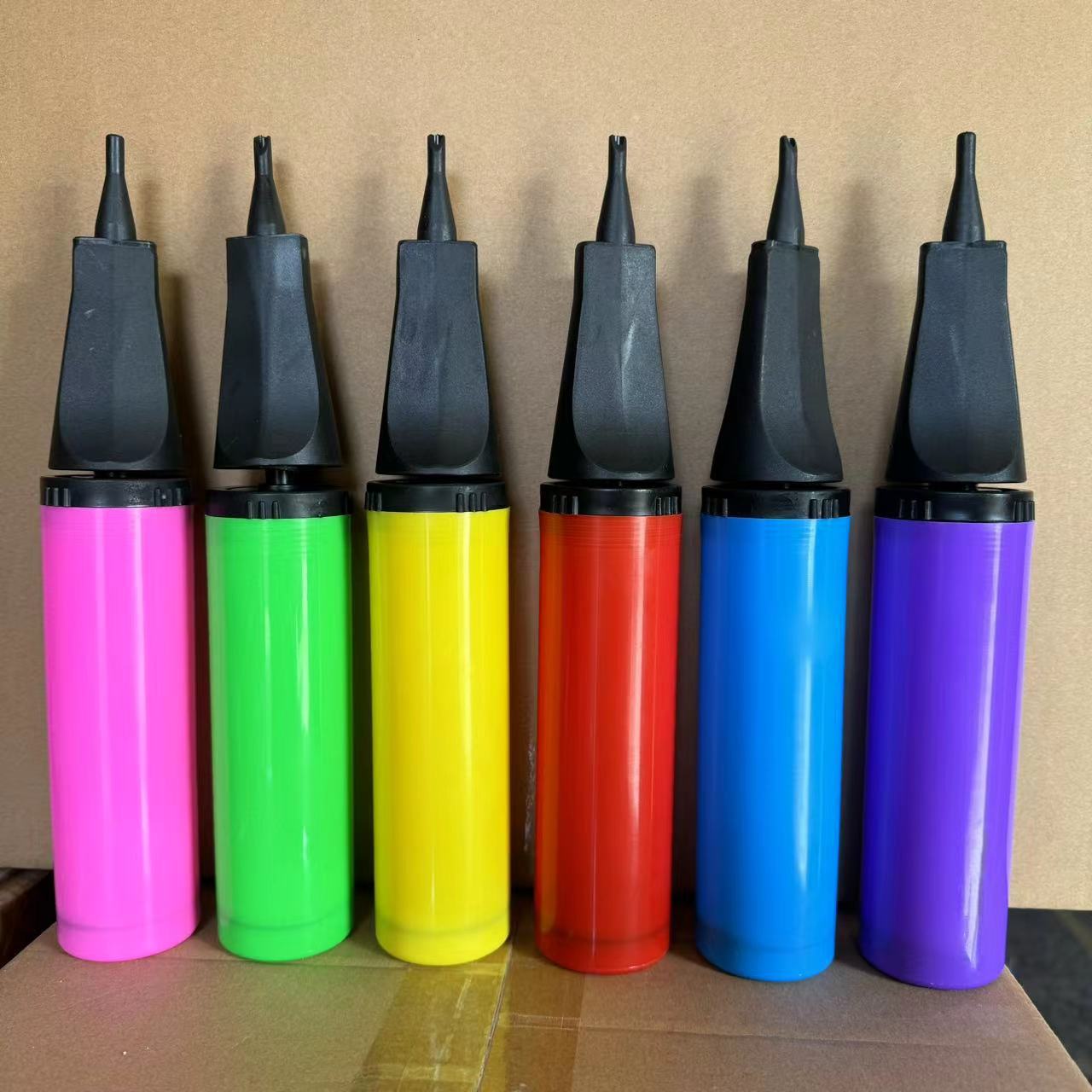 28CM large portable hand-pushed air pump, balloon air pump, air pump, small household air pump Specification image