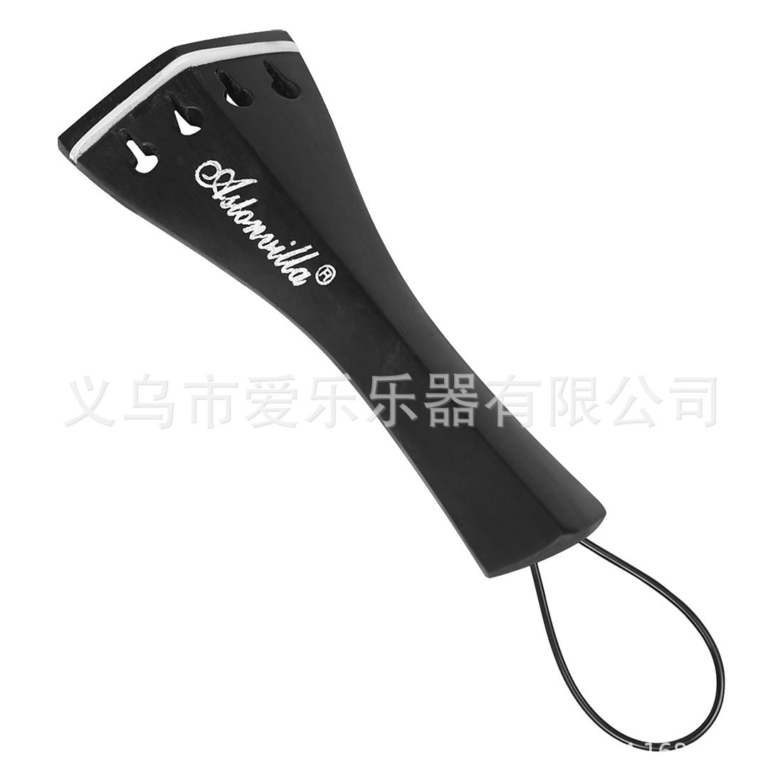 Astonvilla violin ebony stringboard, Hill-style stringboard with tail string 4/4 violin accessories