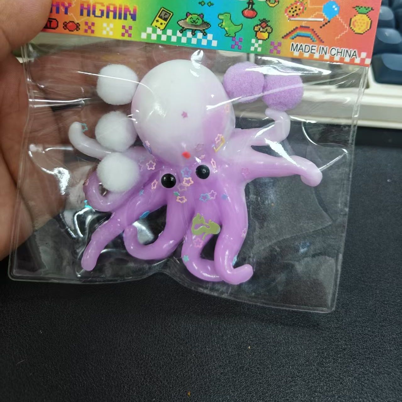 Octopus Pinching Fun Stress-relieving and venting toy, the same style as Xiaohongshu, sticky bag, muddy feeling, slow rebound Octopus Pinching details Picture