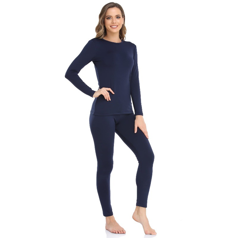 A cross-border bestseller, a two-piece set of soft and cold-resistant long thermal underwear for women in spring, autumn and winter Application Scenario