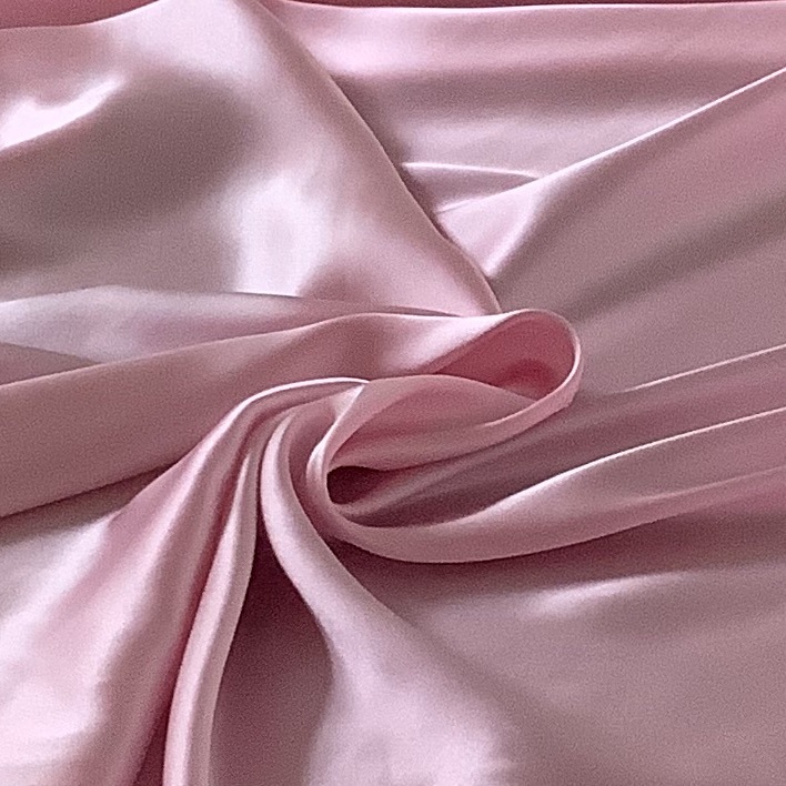 Silk plain crepe satin crepe fabric, crepe yarn fabric, 100cm wide Specification image