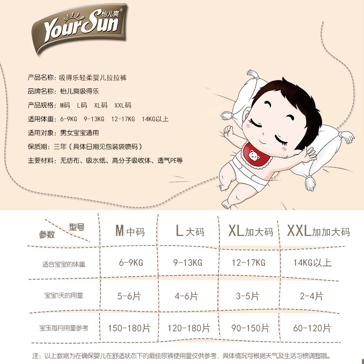 纸尿片实物图