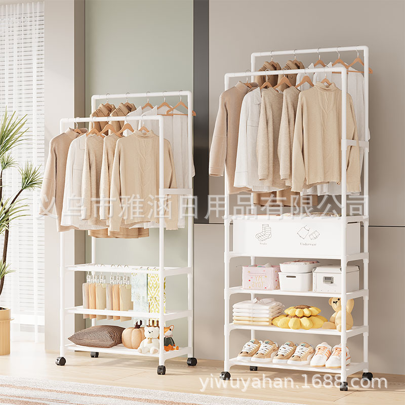 挂衣服龙门架/衣架木头/晾衣杆支架杆/榉木衣架细节图