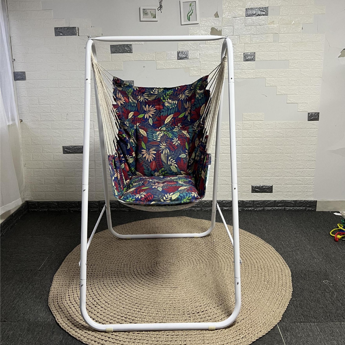 Wholesale of indoor cotton canvas hammocks, printed outdoor swings, stainless steel frame hanging baskets, camping outdoor Wholesale of indoor cotton canvas hammocks, printed outdoor swings, stainless steel frame hanging baskets, camping outdoor