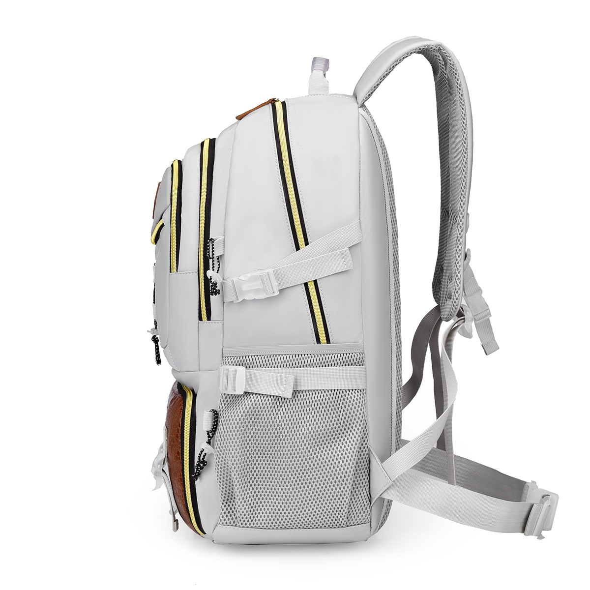 New high-appearance level casual backpack, large-capacity high-end travel bag, hiking bag, Oxford fabric backpack Specification image