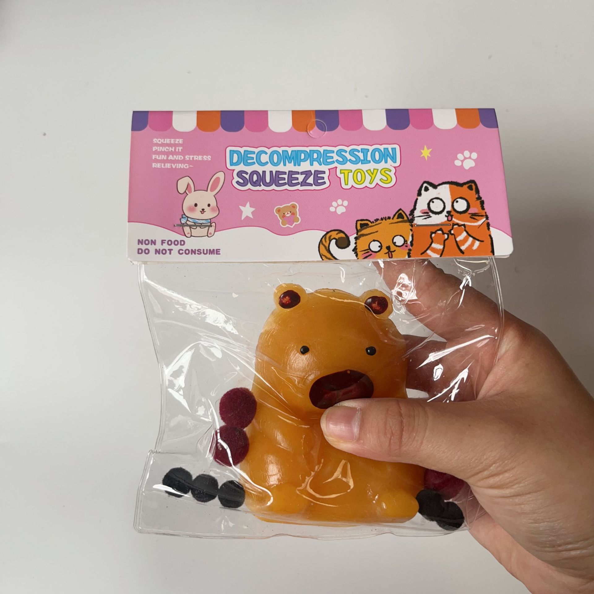 The same soft Kapibala toy as Douyin on Xiaohongshu, a cute animal puzzle tool Specification image