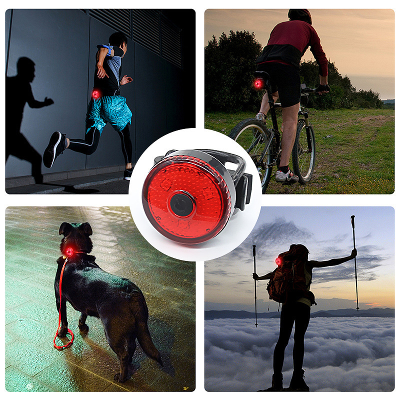 Cross-border bicycle taillights, road bike waterproof lights, mountain bike high-brightness warning lights, outdoor cycling lighting accessories details Picture