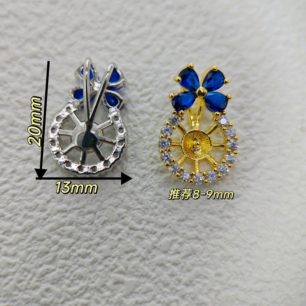 饰品/耳饰/耳环/S925/法式细节图