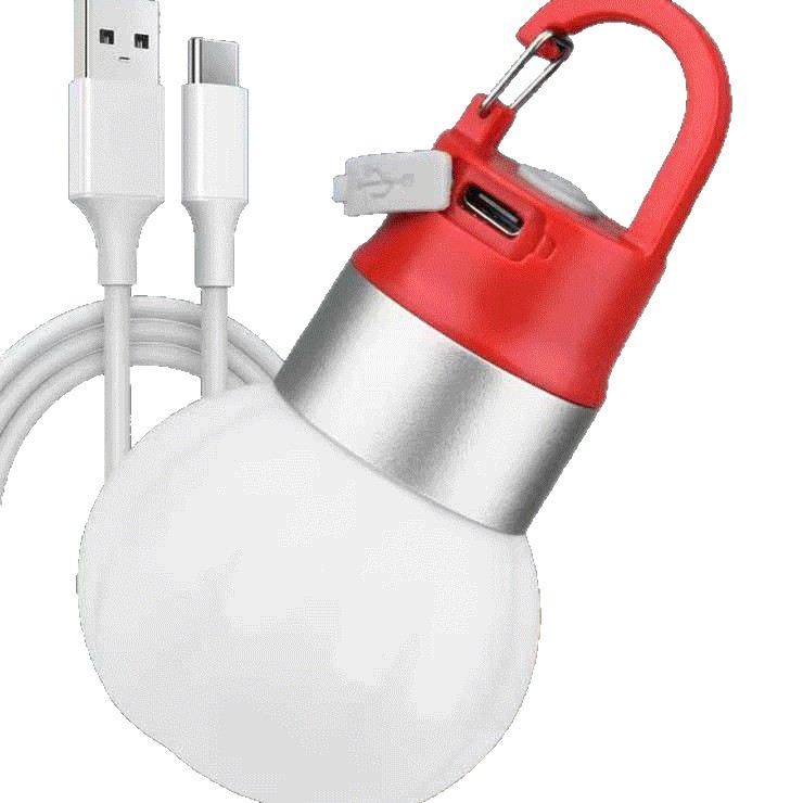 Outdoor mini bottle cap camping light, RGB colorful atmosphere light, rechargeable and hanging campsite tent new night light Item Picture