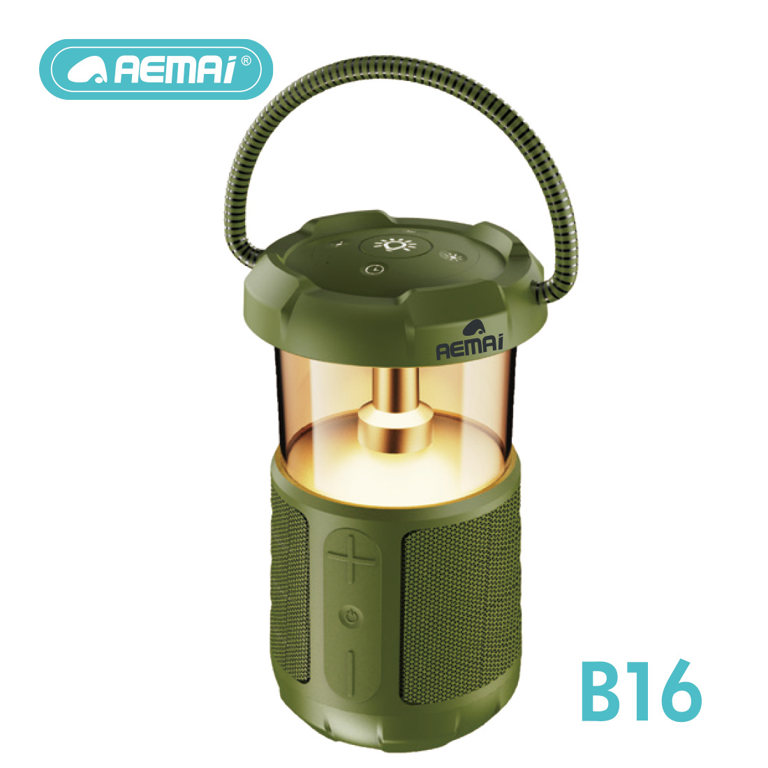 AEMAi bluetooth audio B16 subwoofer speaker altavoz de luz de camping portátil al aire libre Application Scenario