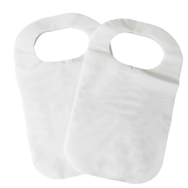 Desechable no tejido delantal gourmet hotpot adulto impermeable antiincrustante verano stock coreano catering babero al por mayor Item Picture