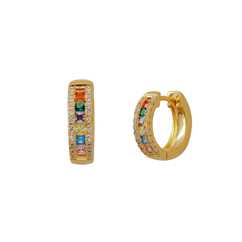 Hyacinth exquisita pequeña oreja hebilla ligera extravagancia sensación alta versatilidad aretes únicos nicho sentido del diseño pequeño nuevo estilo orejeras de moda mujer Item Picture