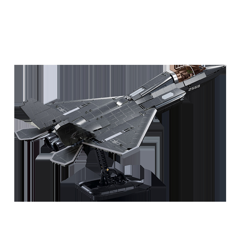 全冠积木/武器模型合金/全冠/武器模型/巴雷特白底实物图