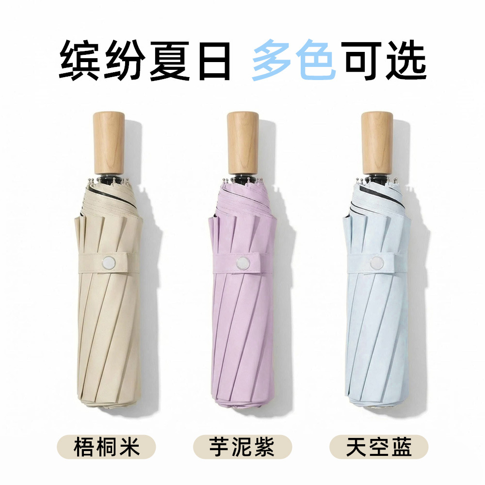 晴雨伞实物图