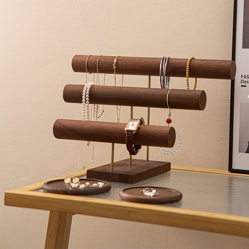 实木饰品展示架项链耳钉耳环饰品珠宝陈列道具拍摄首饰展示