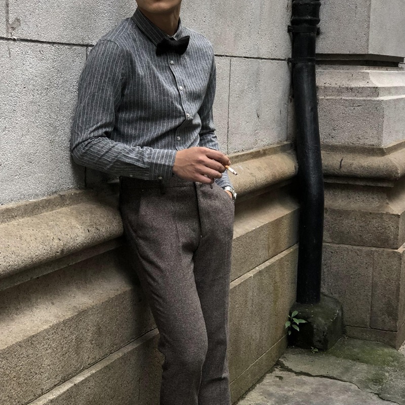 男保暖衬衫/上衣服男士长袖/保暖衬衫/衬衫/男衬衫保暖细节图