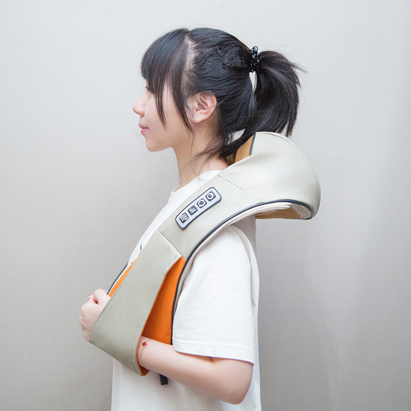 Wholesale of multi-functional U-shaped electric cervical vertebrae kneading, massaging and tapping shawls from the manufacturer details Picture