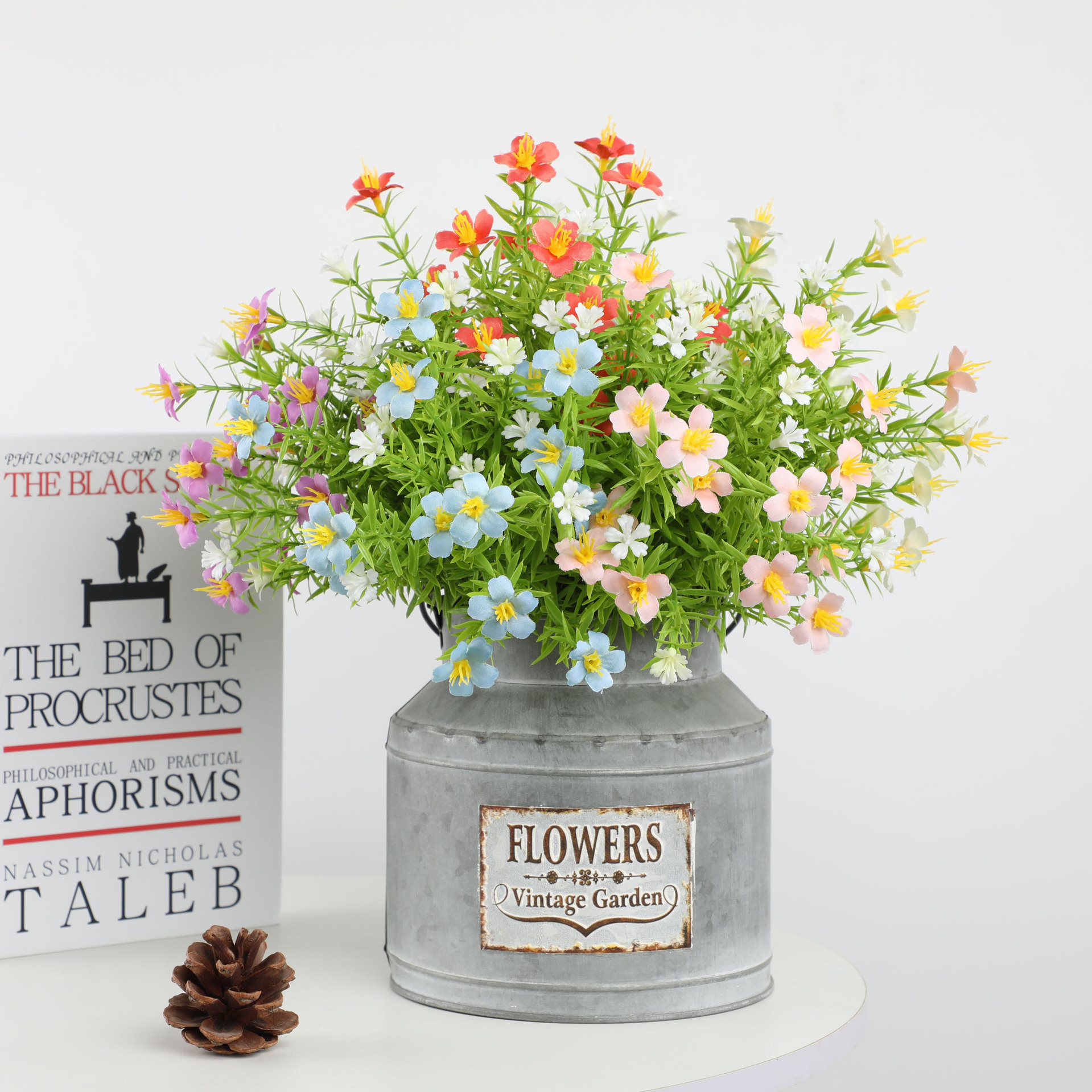 仿真塑料花米兰草家居装饰人造花束仿真植物假花绿植水草工厂批发详情图2