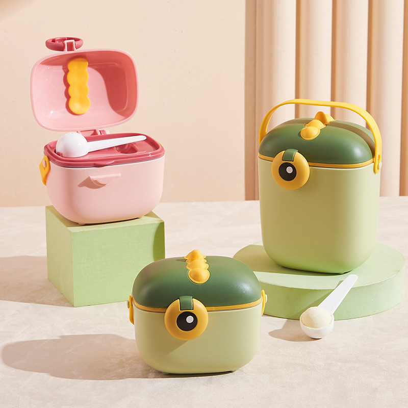 定制奶粉盒婴儿便携式密封罐辅食米粉零食奶粉分装盒奶粉手提