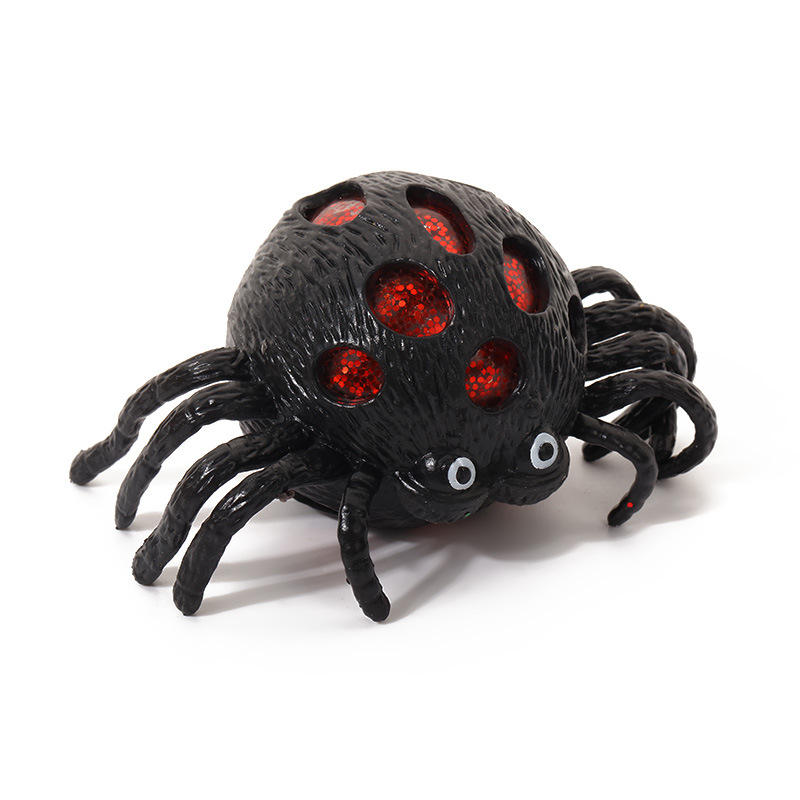 Cross-border exclusive supply of best-selling toys: Halloween spider prank venting toys, realistic spider stress-relieving toys wholesale Specification image