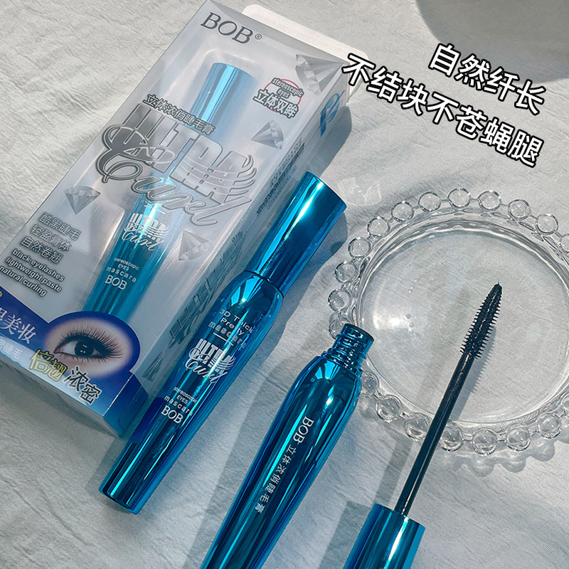 bob3d Three-dimensional thick mascara is waterproof and does not smudge. It is thick and curly, and can be used as a base for daily use, making each eyelash distinct and feminine Specification image