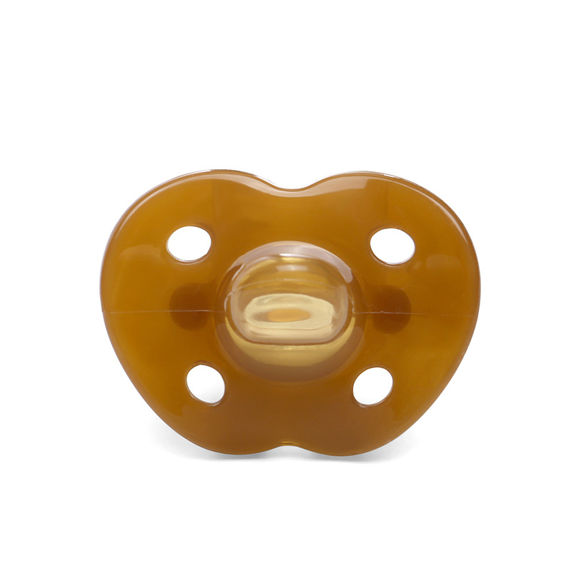 Cross-border pacifier day and Night Edition Super Soft imitation breast milk play mouth Silicone round flat head Weaning and sleeping play mouth 2 pieces box set Item Picture