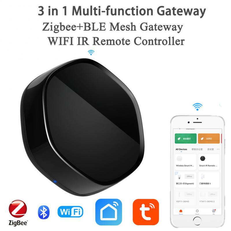 Black circular smart repeater for small household appliances and smart home control devices Item Picture