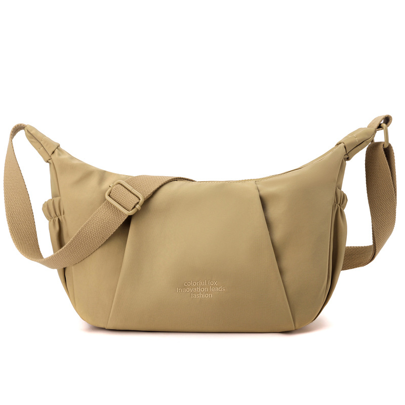 New cross-border women's crossbody bag, multi-layered horn bag for women, casual water-resistant single-shoulder bag