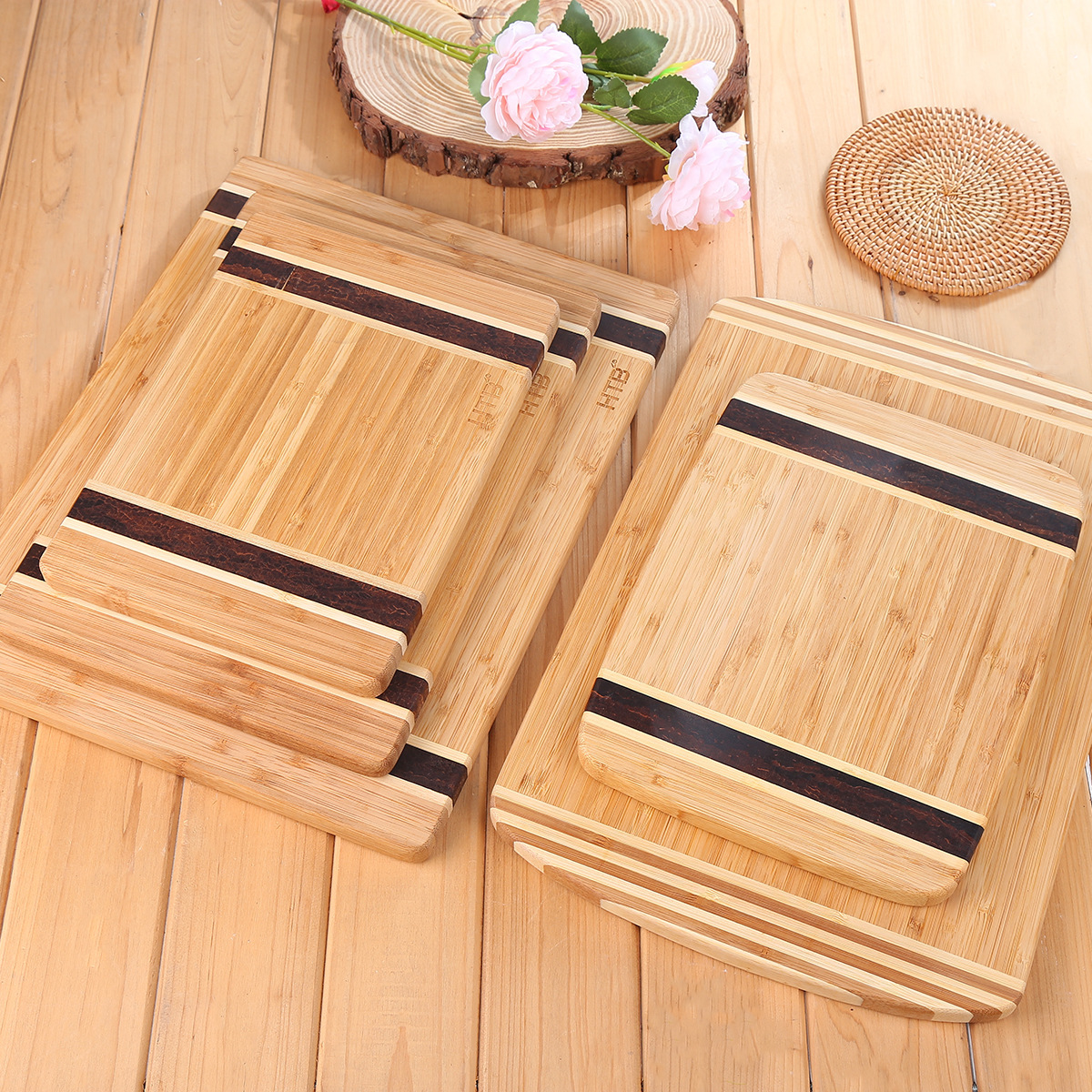 定制楠竹家用切菜菜板方形竹木切菜板旅行水果案板露营便携小案板