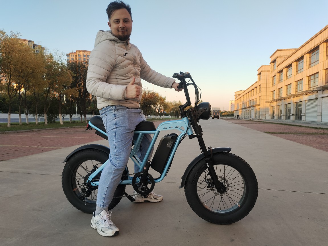 ebike lithium battery-powered snow bike 4.0 tire wide tire European 20-inch fat tire beach snow off-road single Specification image