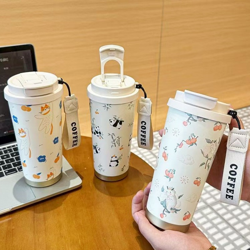 杯子/陶瓷杯/陶瓷/圣诞北欧陶瓷杯/陶瓷杯子白底实物图