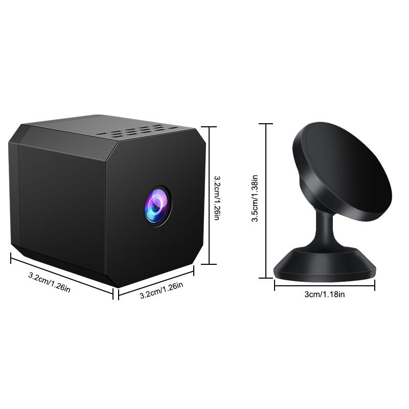 The new private model camera F1 square small camera high-definition night vision WiFi camera A9 has been upgraded to an outdoor action camera details Picture