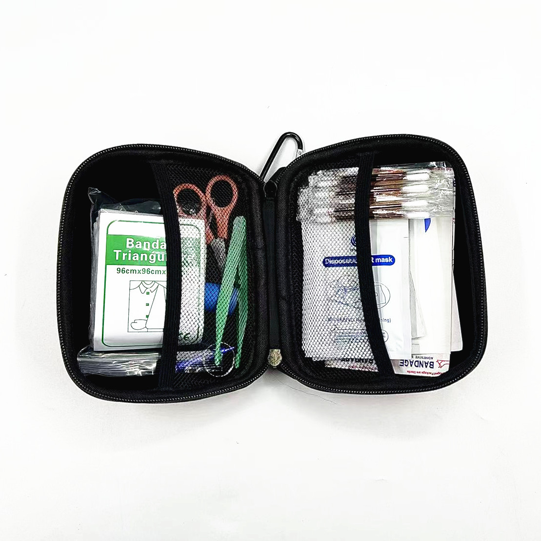 Cross-border export Amazon PU waterproof packaging, portable first aid kits for vehicles, hiking bags, first aid supplies storage, medical kits Application Scenario