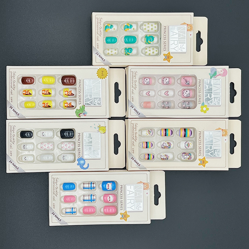 OEM custom wearable nails, cute cartoon nail nail patches, wholesale fake nail patches, detachable wearable nail art Application Scenario
