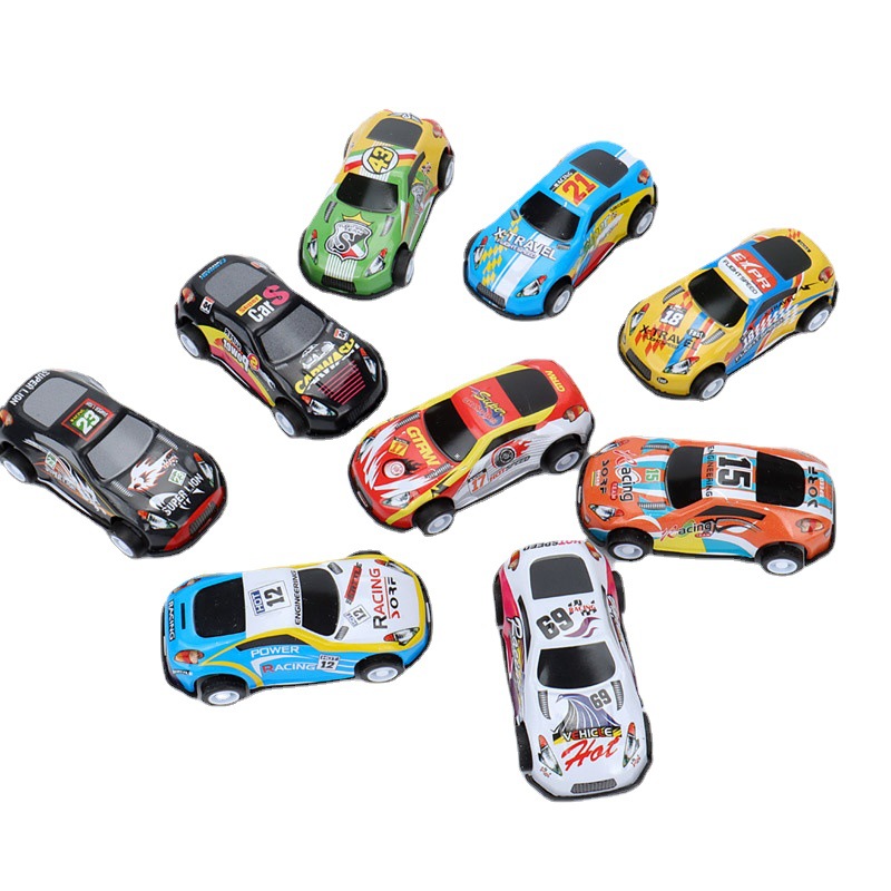 Alloy car model toy car set, racing model toy car model, alloy car boy gift collection, model car set Item Picture