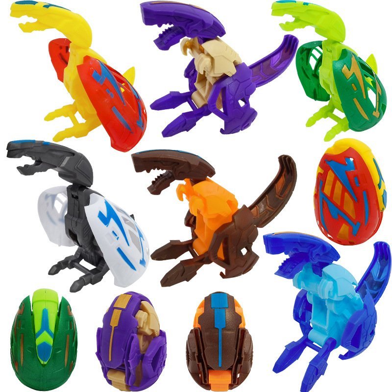 儿童变形恐龙蛋玩具仿真恐龙变形蛋男孩变形扭蛋幼儿园小礼物批发白底实物图