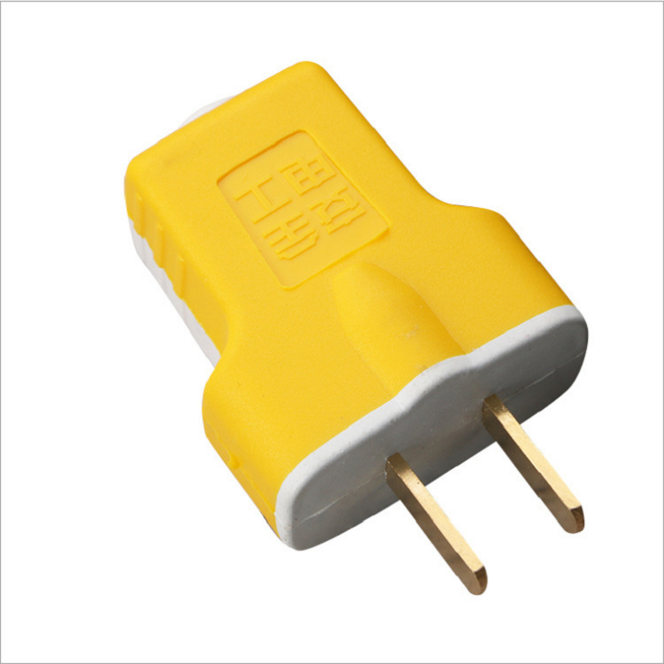 1.6 One-piece copper rotating plug, two-pole power plug, rubber-coated explosion-proof and pressure-resistant plug, high power 2500W Item Picture