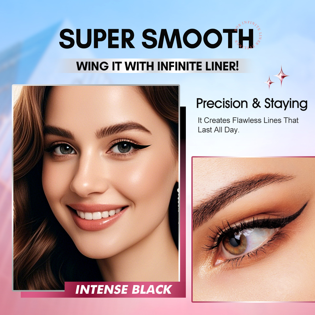 Cross-border bob Skylift Mascara is waterproof, slender, curling and shaping without smudge details Picture