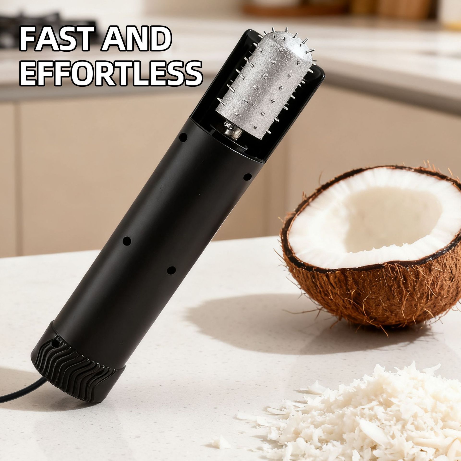 Cross-border best-selling coconut meat mixer, electric coconut meat mixer, anti-splash coconut meat mixer Specification image