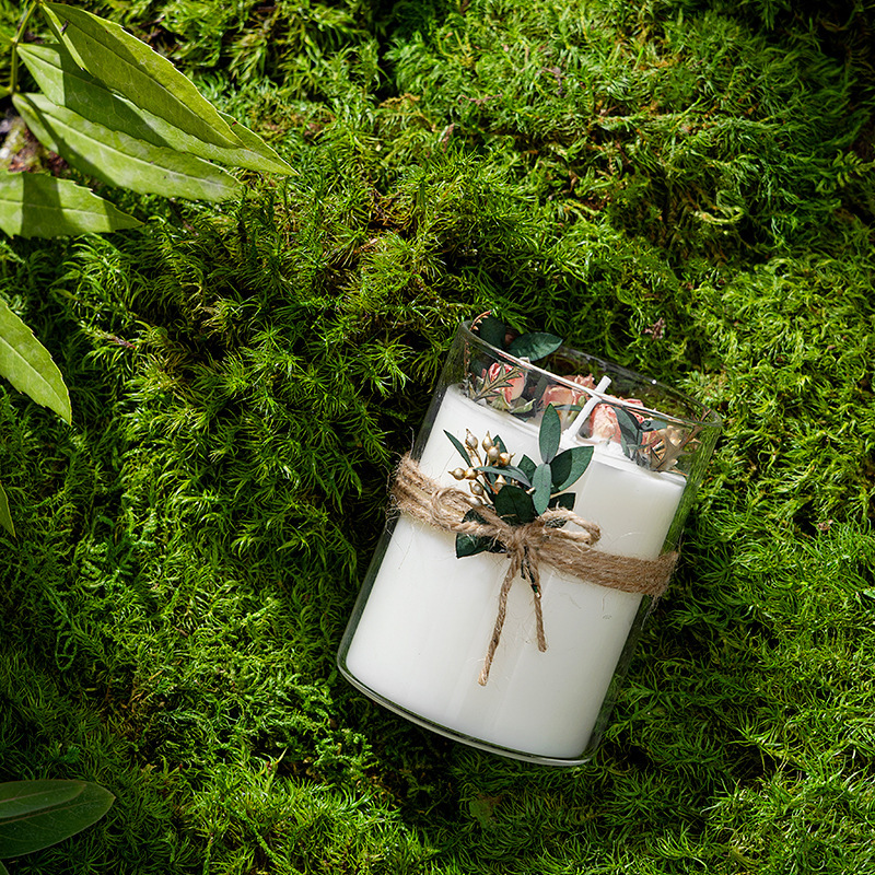 Dried flowers, household fragrance, soy wax, essential oil, wax, scented candles, gift boxes, wedding gifts, souvenirs, Christmas presents Application Scenario
