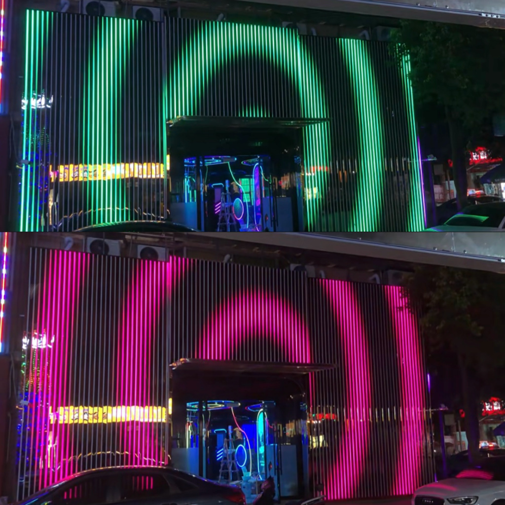 KTV bar package project LED12V color-changing light strip, running light strip, audio-visual linkage engineering lighting, waterproof RGB details Picture