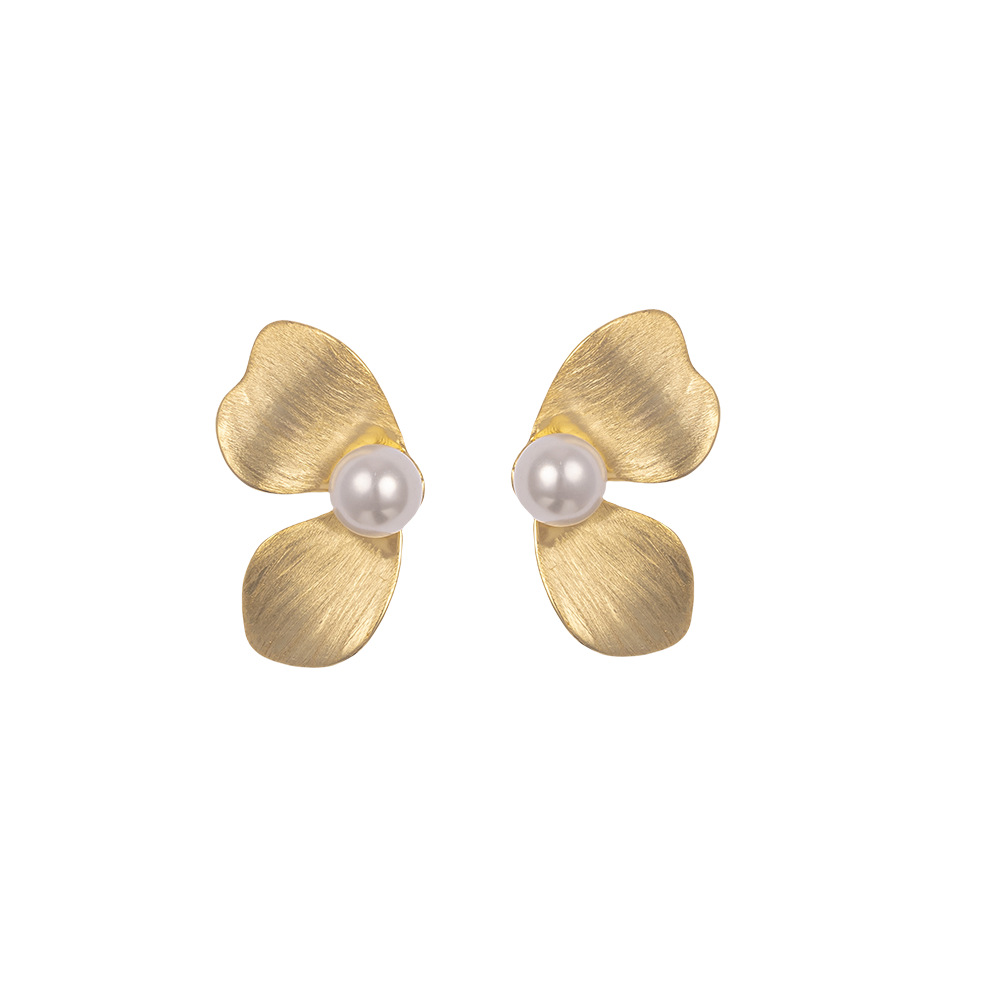 饰品/耳饰/耳环/耳环批发/粉色耳饰白底实物图