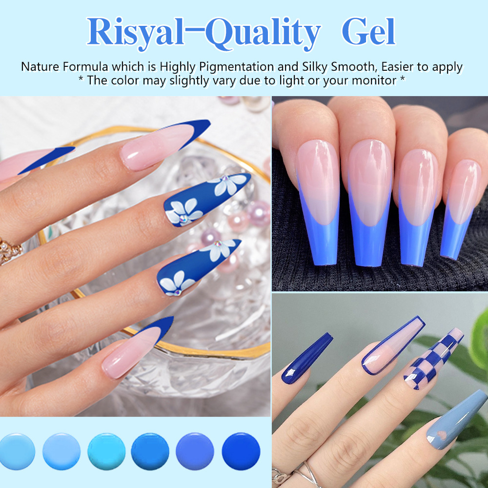 shanilak Nail Art Factory's new Gel polish blue cross-border phototherapy gel Nail Polish color Gel Nail Polish wholesale Specification image