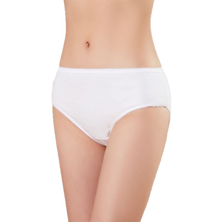 Women's pure cotton underwear for foreign trade export, portable outdoor products for business trips and travels, disposable briefs Item Picture
