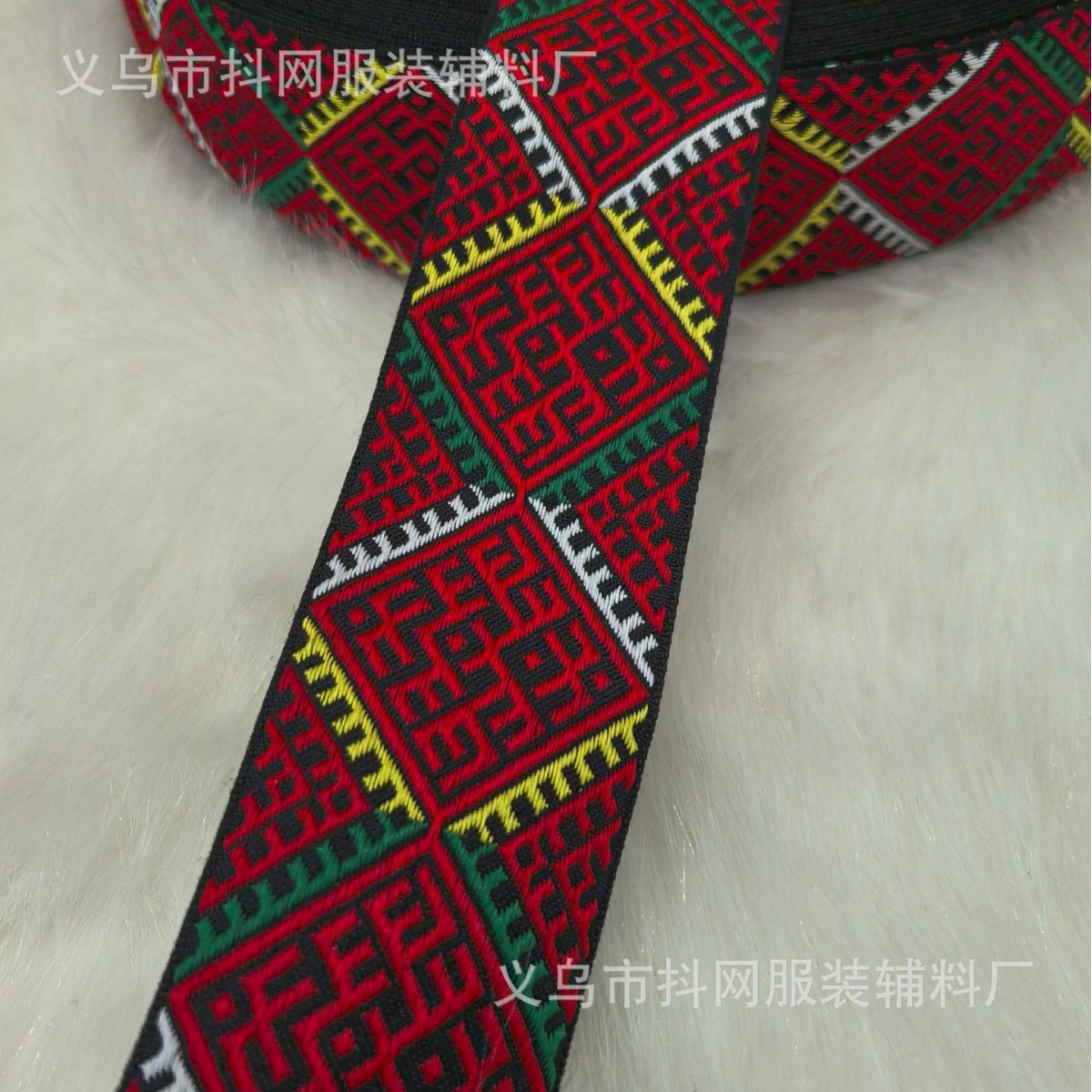 5cm gold thread ethnic style jacquard embroidery ribbon gift box packaging with horse face skirt performance costume diy accessories wholesale Application Scenario